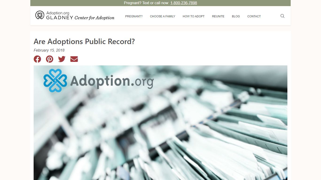 Are Adoptions Public Record? | Adoption.org