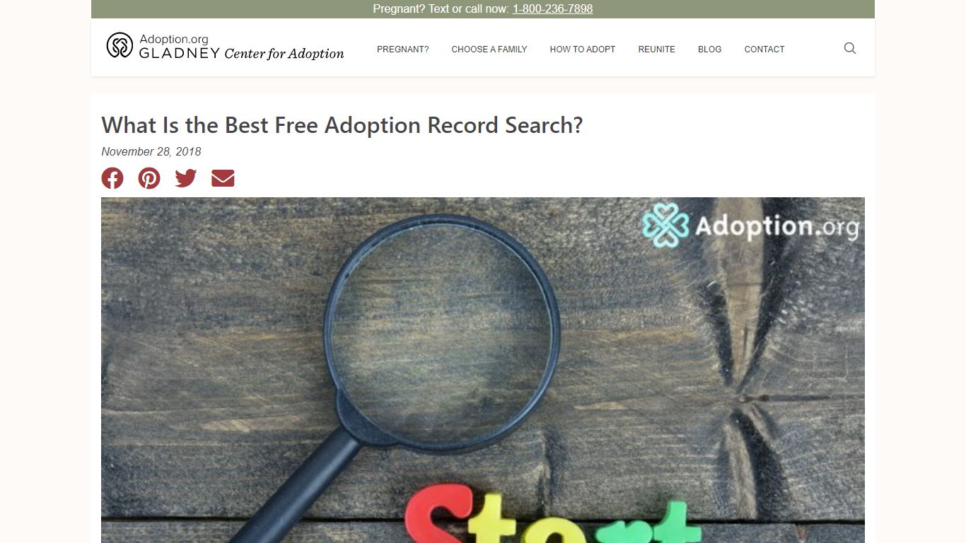 What Is the Best Free Adoption Record Search? | Adoption.org